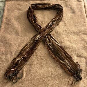 Brown scarf